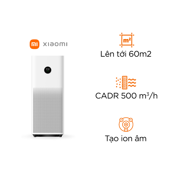 Máy Lọc Không Khí Xiaomi Mi Air Purifier 4 Pro – Bản Quốc Tế Máy Lọc Không Khí Xiaomi Mi Air Purifier 4 Pro – Bản Quốc Tế