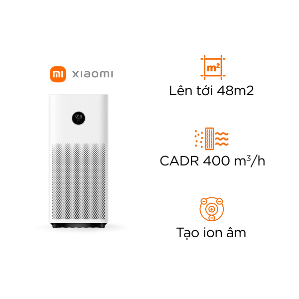 Máy Lọc Không Khí Xiaomi Mi Air Purifier Gen 4 – Bản Quốc Tế Máy Lọc Không Khí Xiaomi Mi Air Purifier Gen 4 – Bản Quốc Tế