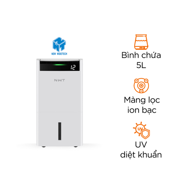 Máy Hút Ẩm Xiaomi New Widetech 24L - Kèm Lọc không khí Máy Hút Ẩm Xiaomi New Widetech 24L - Kèm Lọc không khí