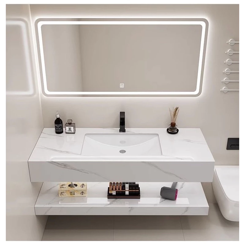Combo Bàn Đá Lavabo 2 Tầng Tràn Viền Vô Cực - Full màu Combo Bàn Đá Lavabo 2 Tầng Tràn Viền Vô Cực - Full màu