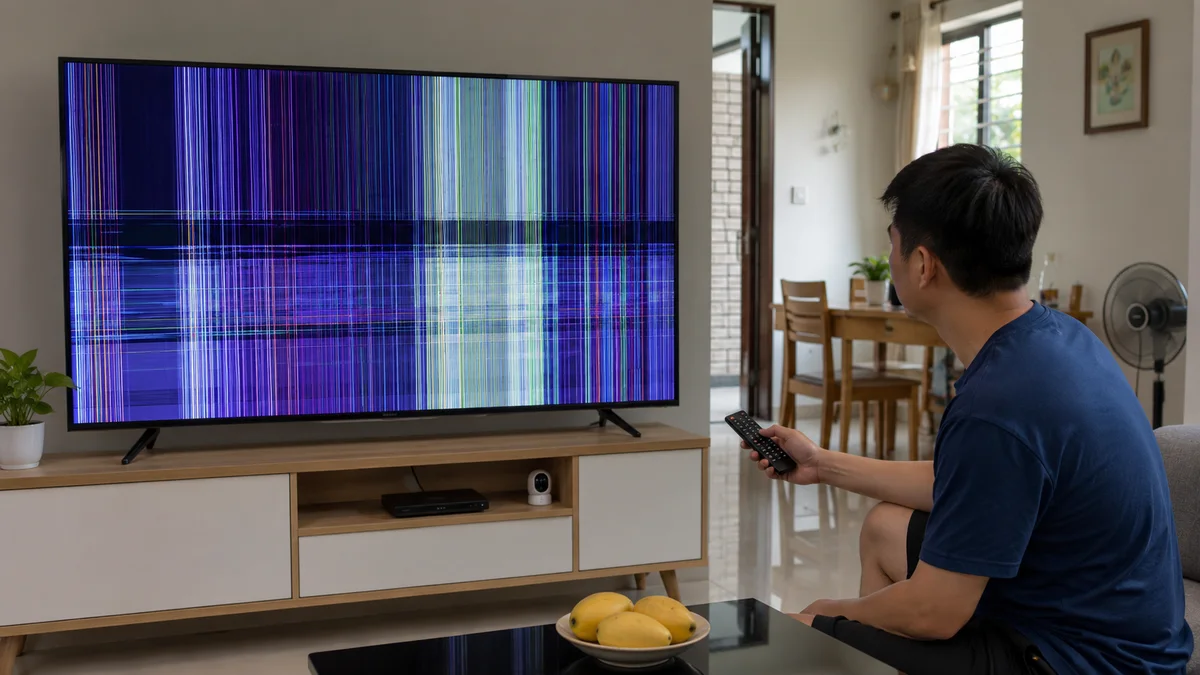 Cài đặt hình ảnh khi tivi Xiaomi bị nháy màn hình