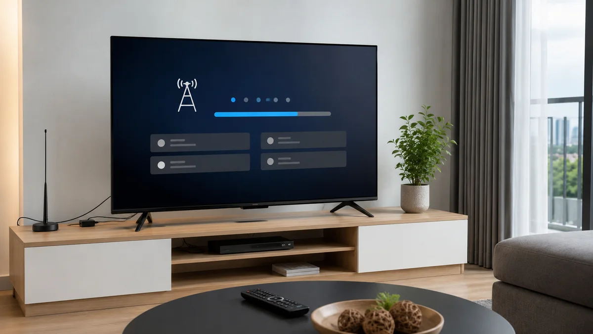 Dò kênh truyền hình cơ bản trên tivi Xiaomi