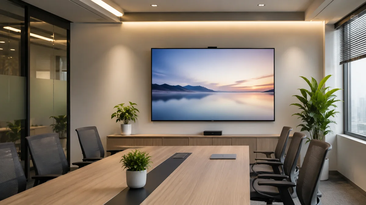 Dùng tivi Xiaomi thay màn hình trình chiếu trong phòng họp