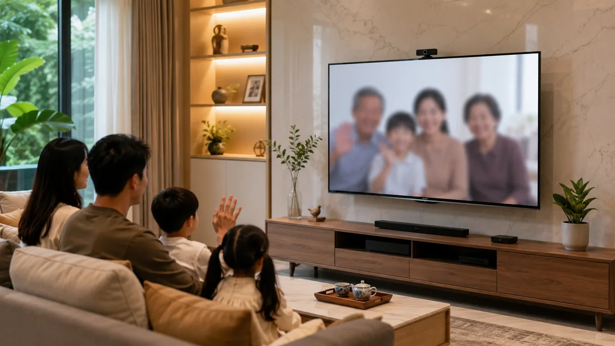 Gắn webcam USB cho tivi Xiaomi để gọi video