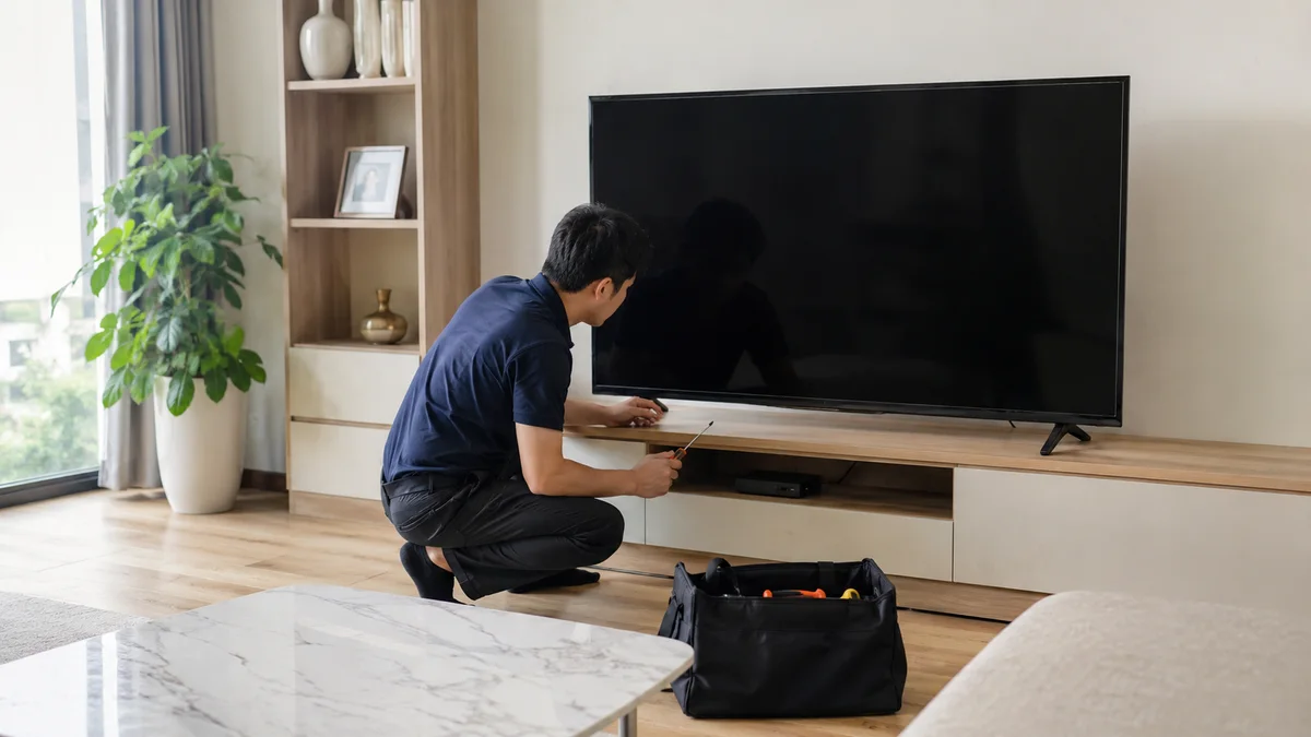 Gọi kỹ thuật kiểm tra tivi Xiaomi màn hình đen