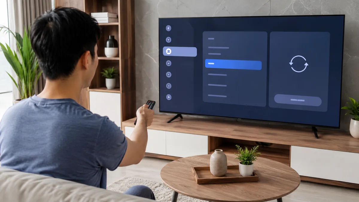 Khôi phục cài đặt gốc tivi Xiaomi bằng remote