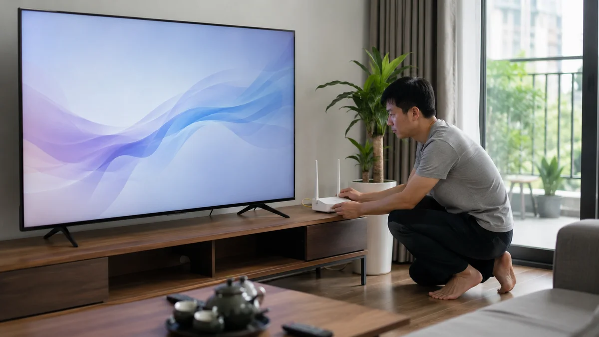 Kiểm tra mạng khi YouTube trên tivi Xiaomi bị lỗi