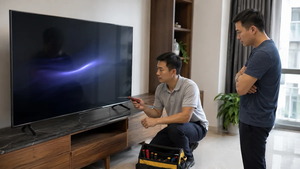 Kỹ thuật kiểm tra tivi Xiaomi bị treo logo