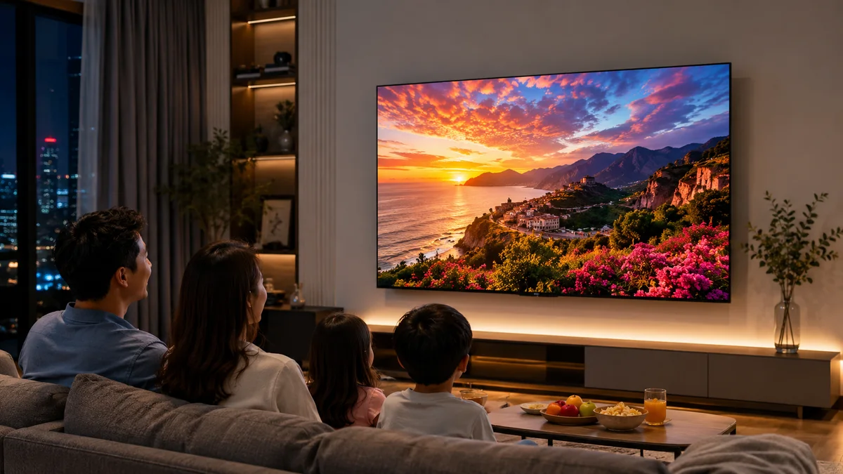 Màu sắc tivi Xiaomi QLED khi xem phim giải trí