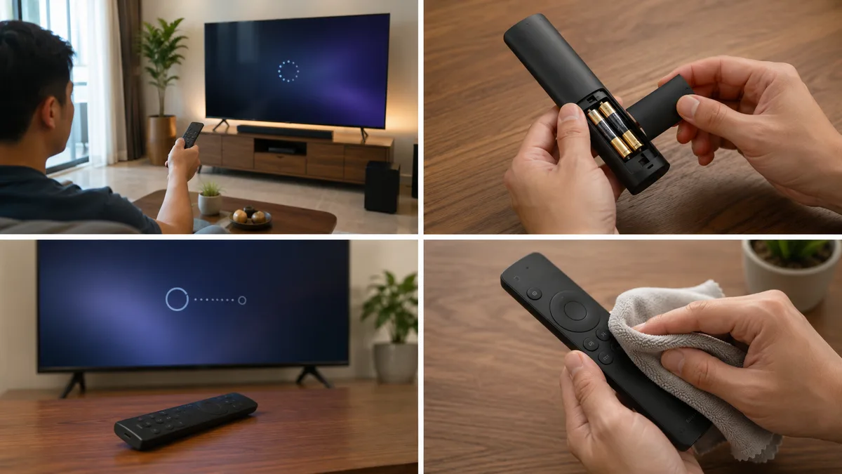 Remote tivi Xiaomi không nhận tín hiệu