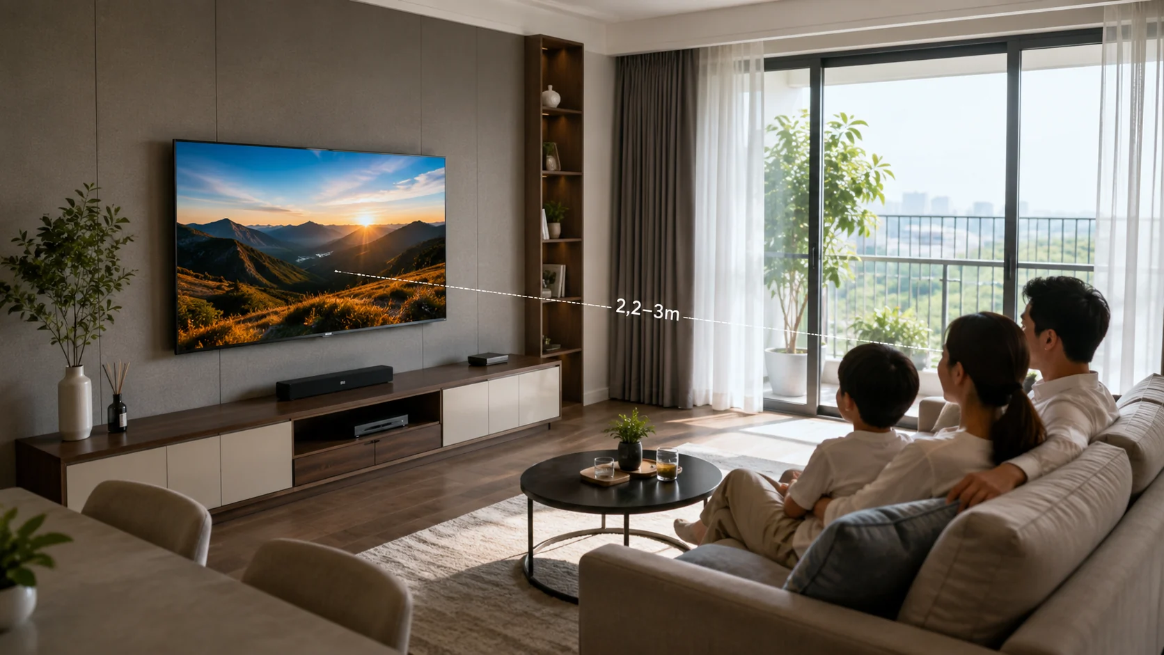 Tivi Xiaomi 55 inch cho phòng khách chung cư