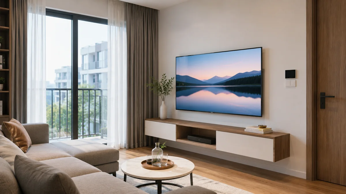 Tivi Xiaomi 55 inch phù hợp phòng khách nhỏ