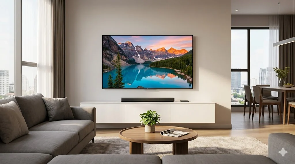 Tivi Xiaomi 65 inch cho phòng khách hiện đại