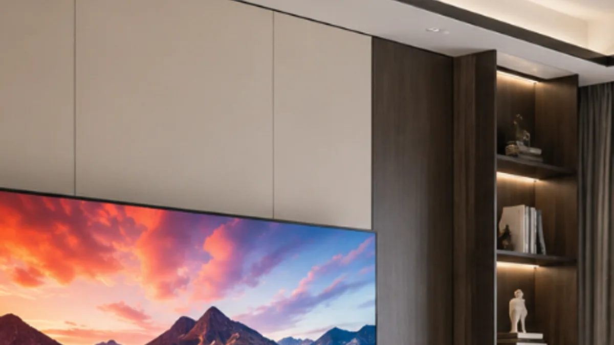 Tivi Xiaomi 65 inch phù hợp phòng khách chung cư hiện đại