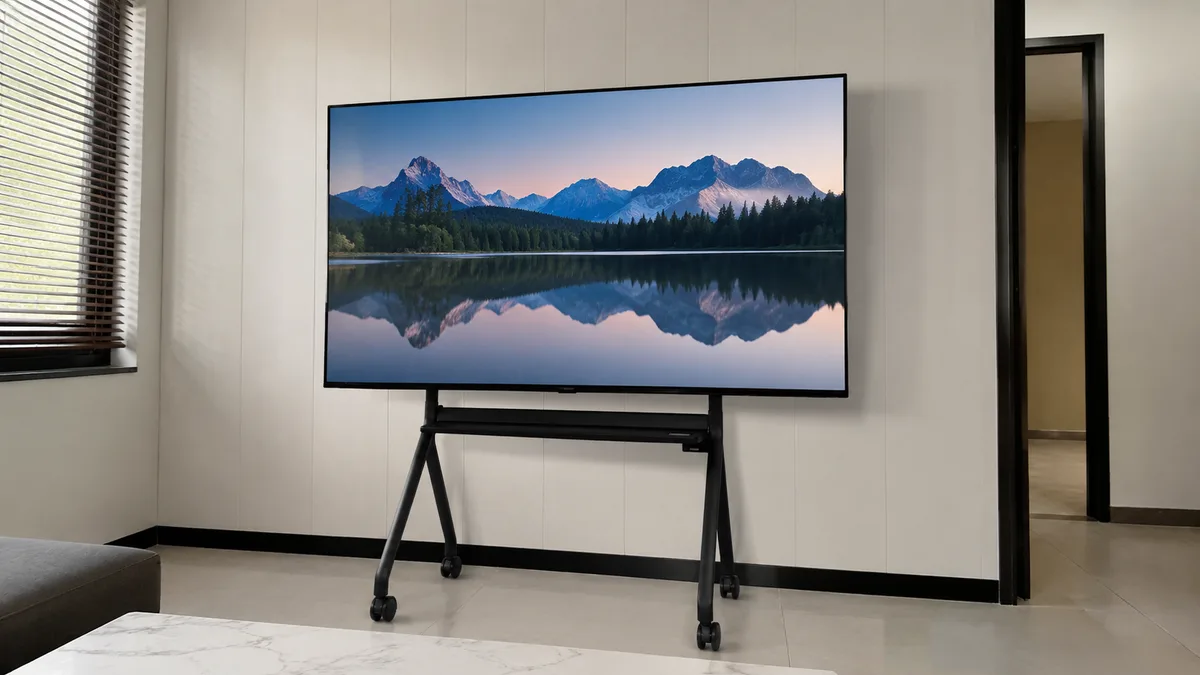 Tivi Xiaomi màn hình lớn trong không gian thực tế