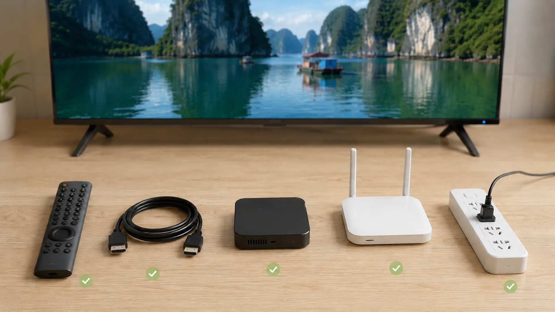 Thiết bị cần chuẩn bị để xem truyền hình cáp trên tivi Xiaomi