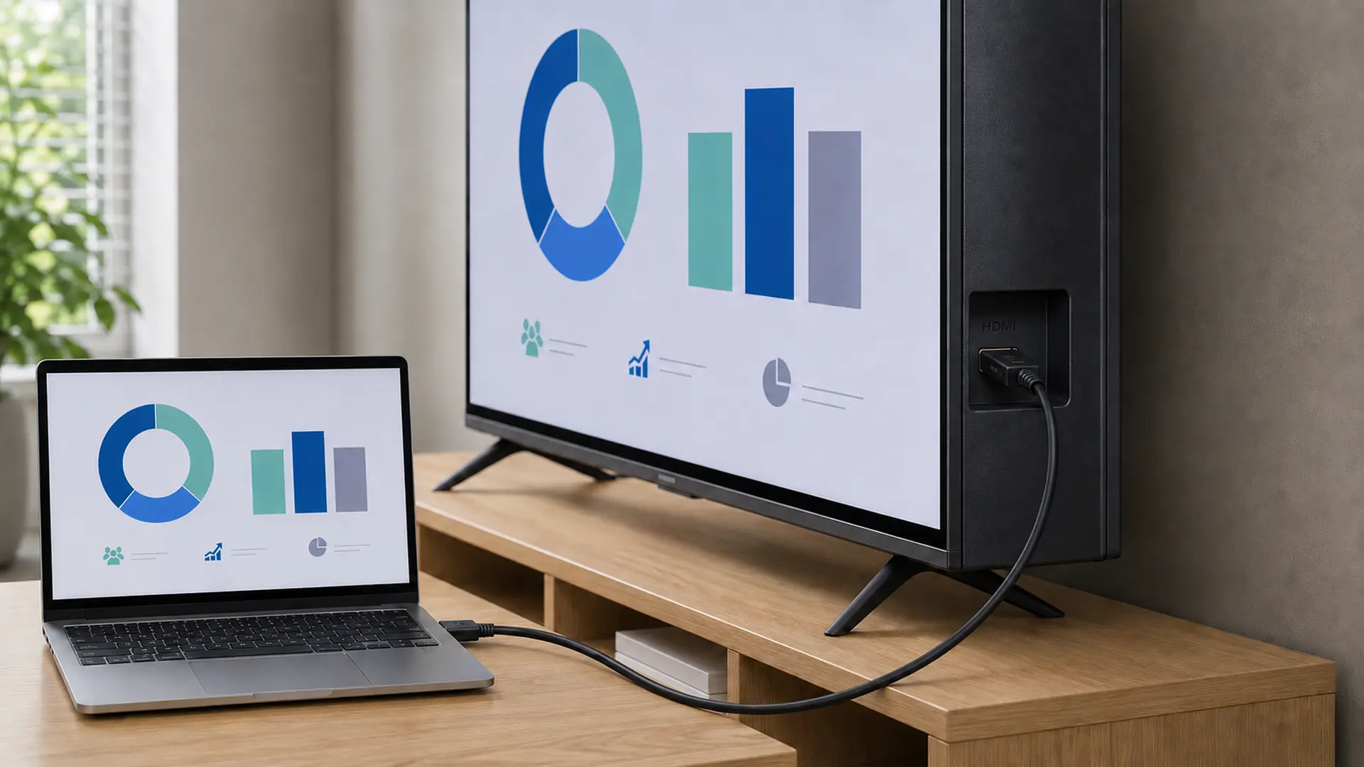 Kết nối máy tính với tivi Xiaomi qua HDMI