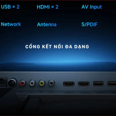 Cổng kết nối Tivi Xiaomi A75 nội địa 2026