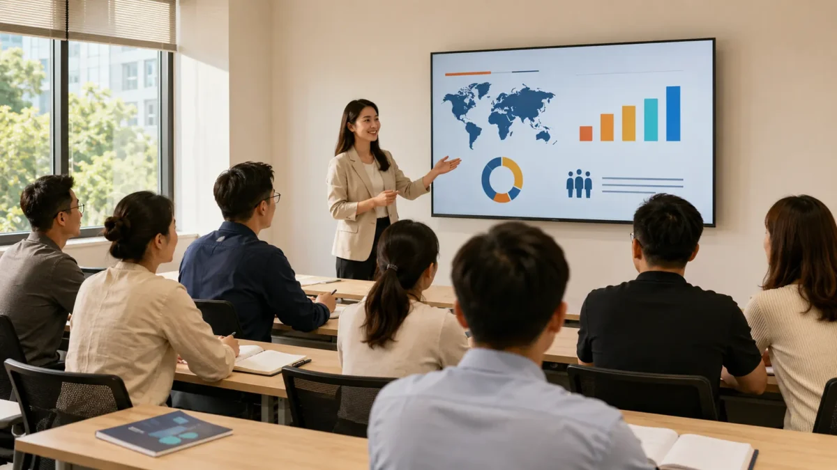 Tivi Xiaomi cho lớp học trung tâm đào tạo