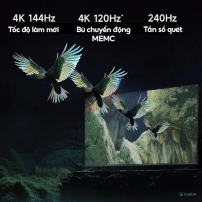 Tần số quét 240Hz Tivi Xiaomi S75 Mini LED nội địa 2026