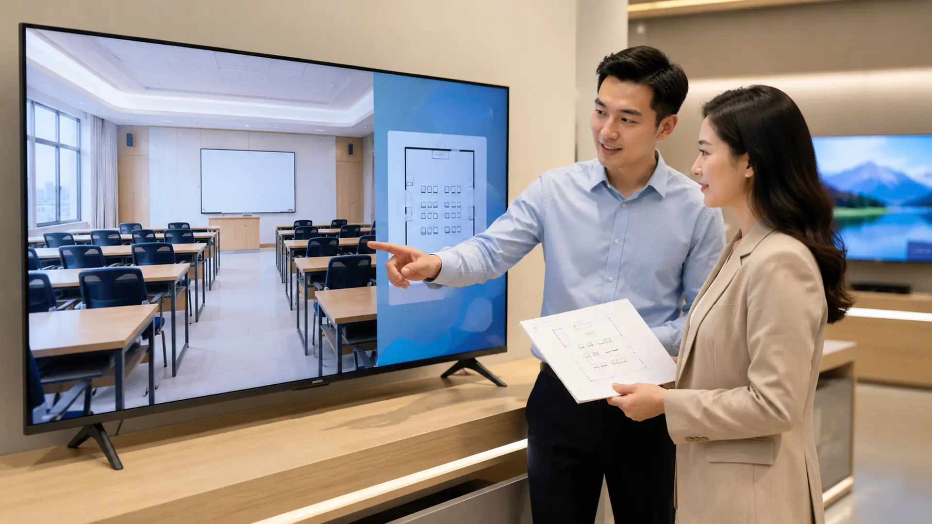 Tư vấn chọn tivi Xiaomi cho trung tâm đào tạo