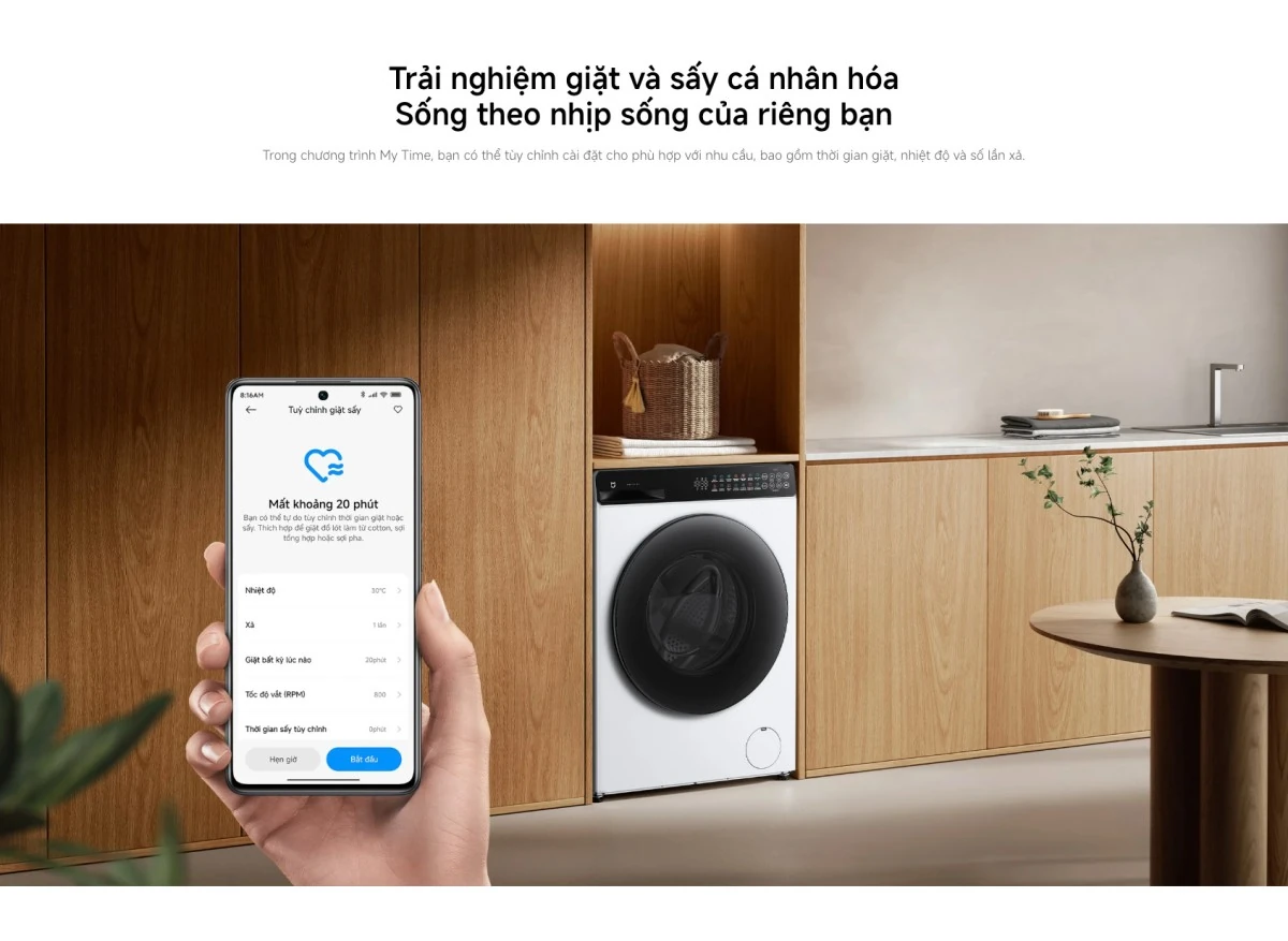 Động cơ của máy giặt sấy Xiaomi Mijia Giặt 9kg Sấy 6kg