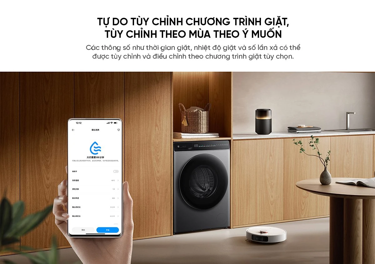 Điều khiển máy giặt sấy Xiaomi Mijia MJ108 từ xa