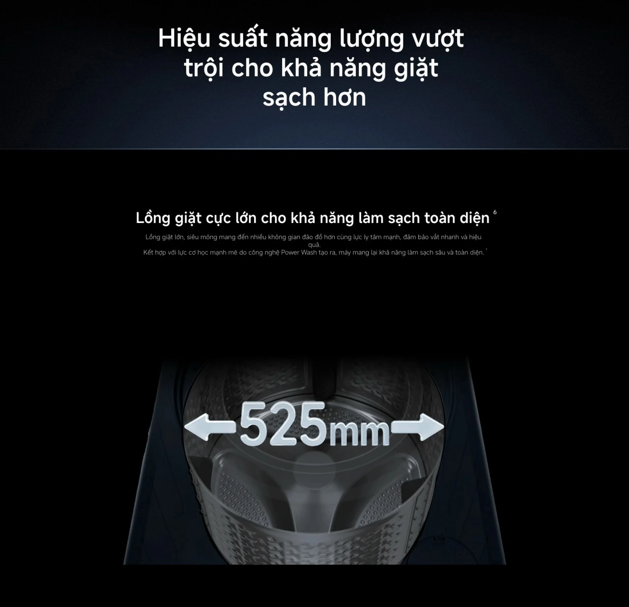 Lồng giặt 525mm của máy giặt sấy Xiaomi Mijia Giặt 12.5kg Sấy 8.0kg
