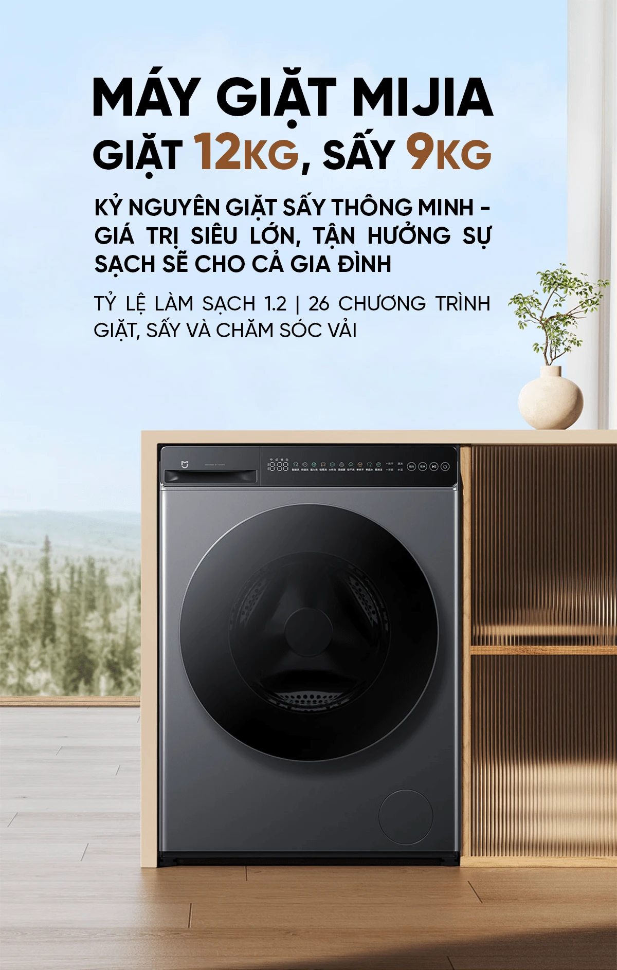 Máy giặt sấy Xiaomi Mijia Giặt 12kg Sấy 9kg