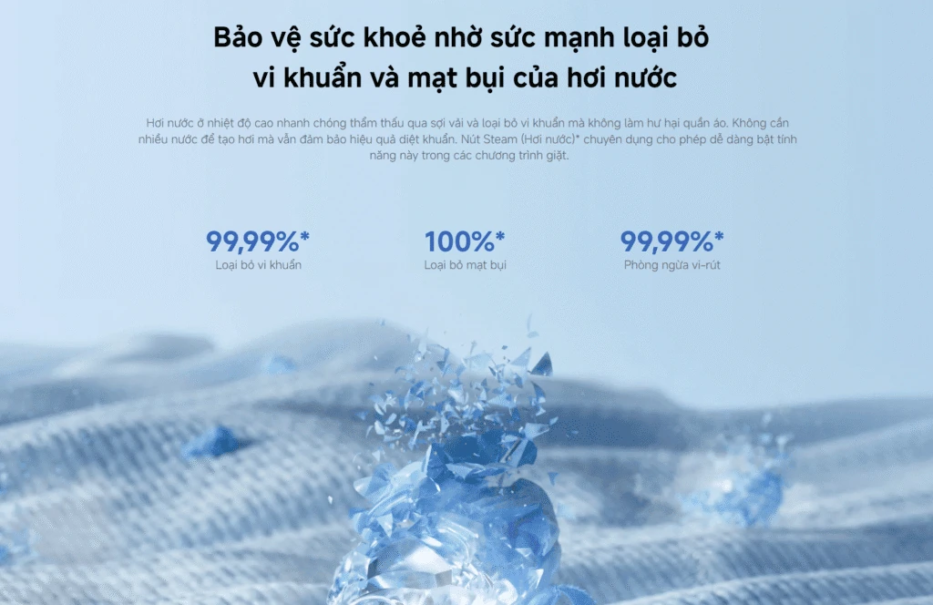 Máy giặt sấy Xiaomi Mijia Giặt 10.5kg Sấy 7kg hỗ trợ khử khuẩn hơi nước