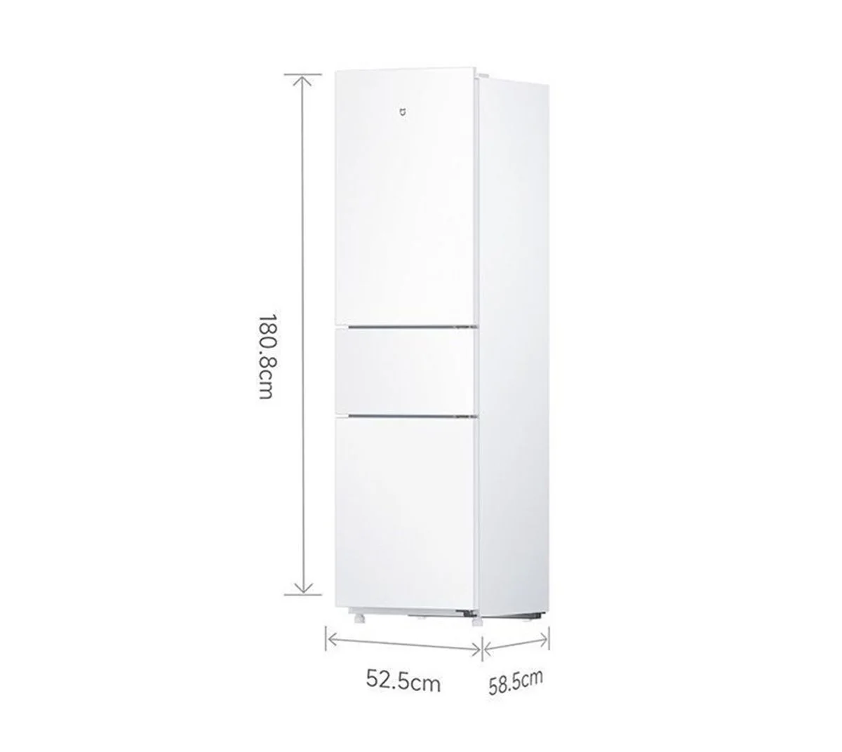 Kích thước tủ lạnh Xiaomi Mijia 205L