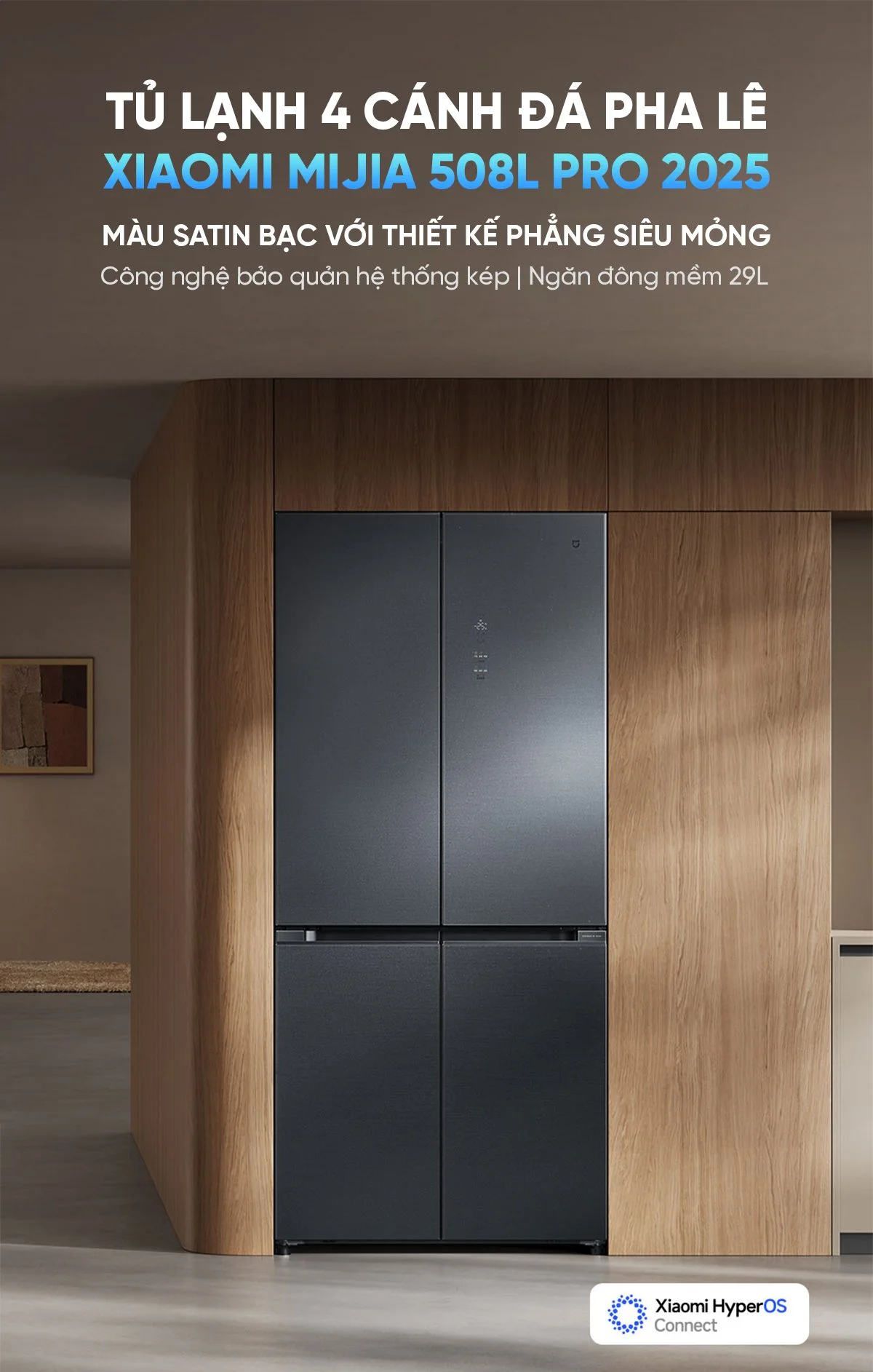 Tủ lạnh Xiaomi Mijia 508L Pro 2025