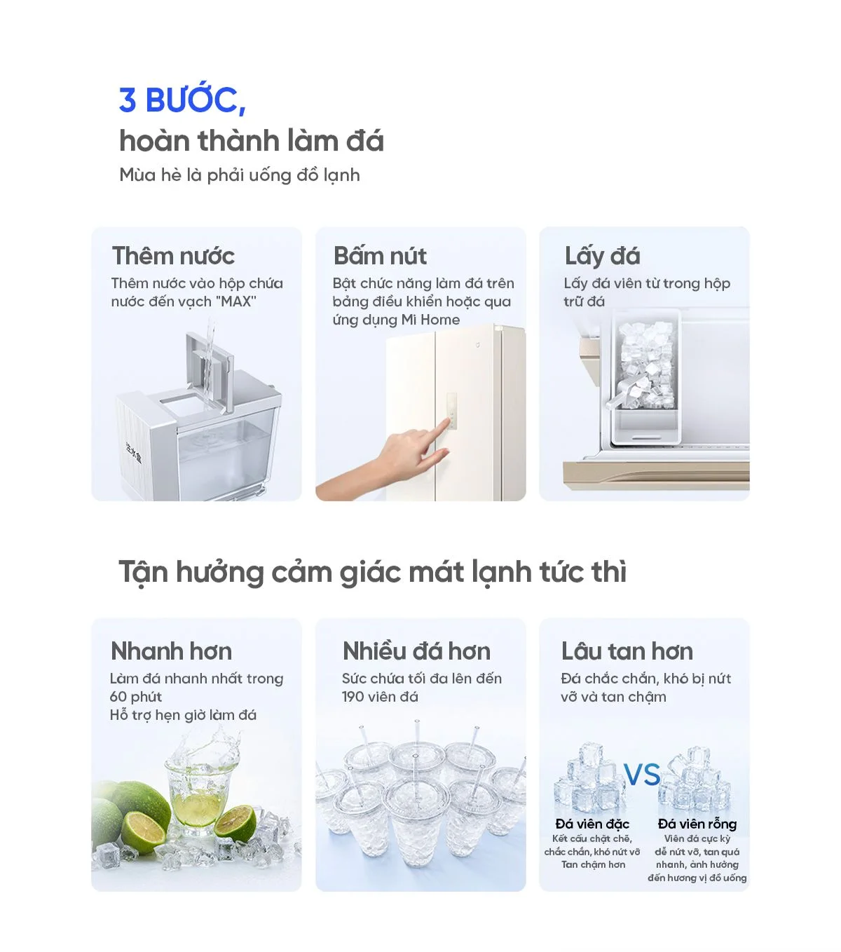 Ngăn đá t? l?nh 400L