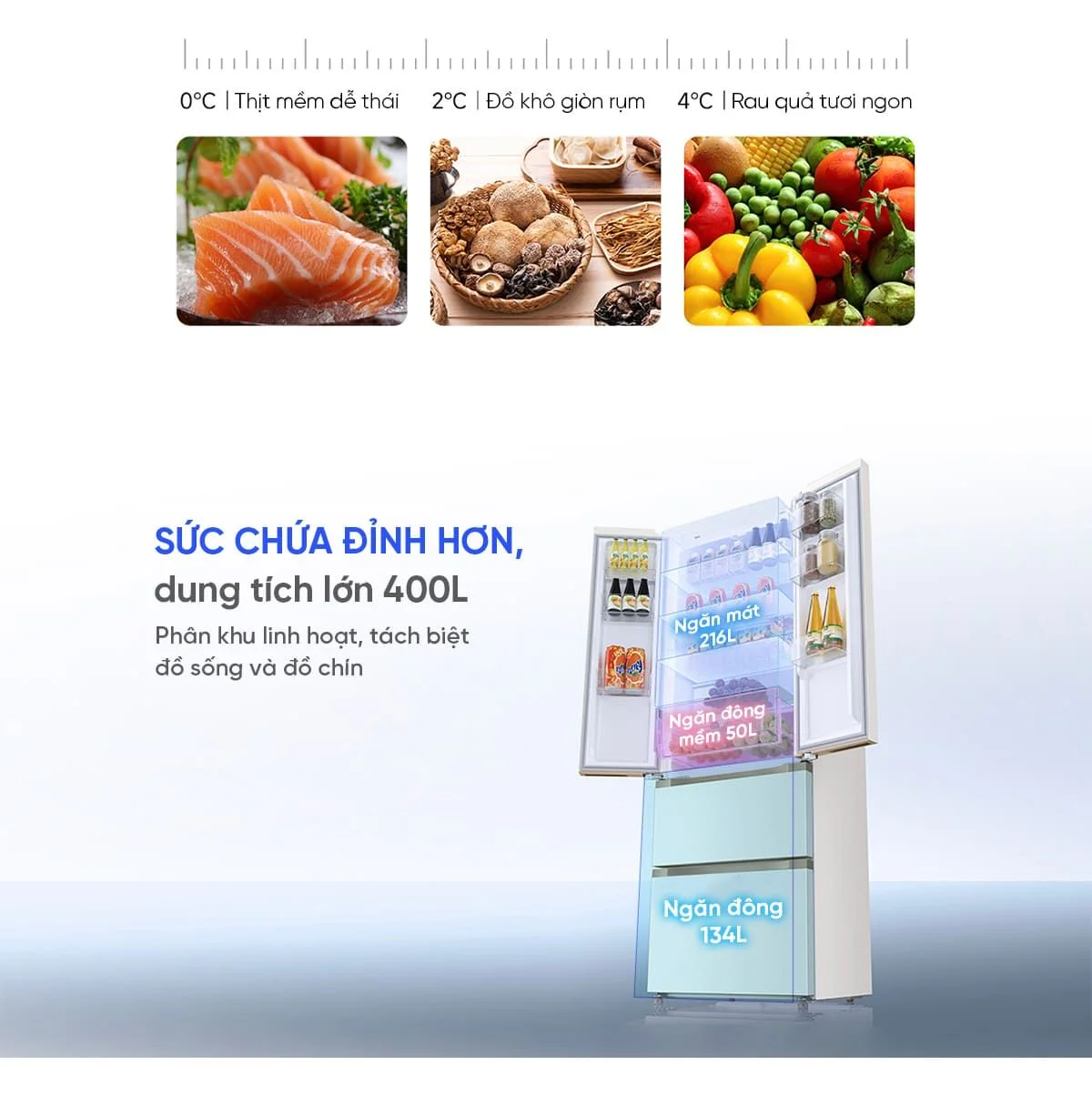 Thiết kế cửa t? l?nh 400L