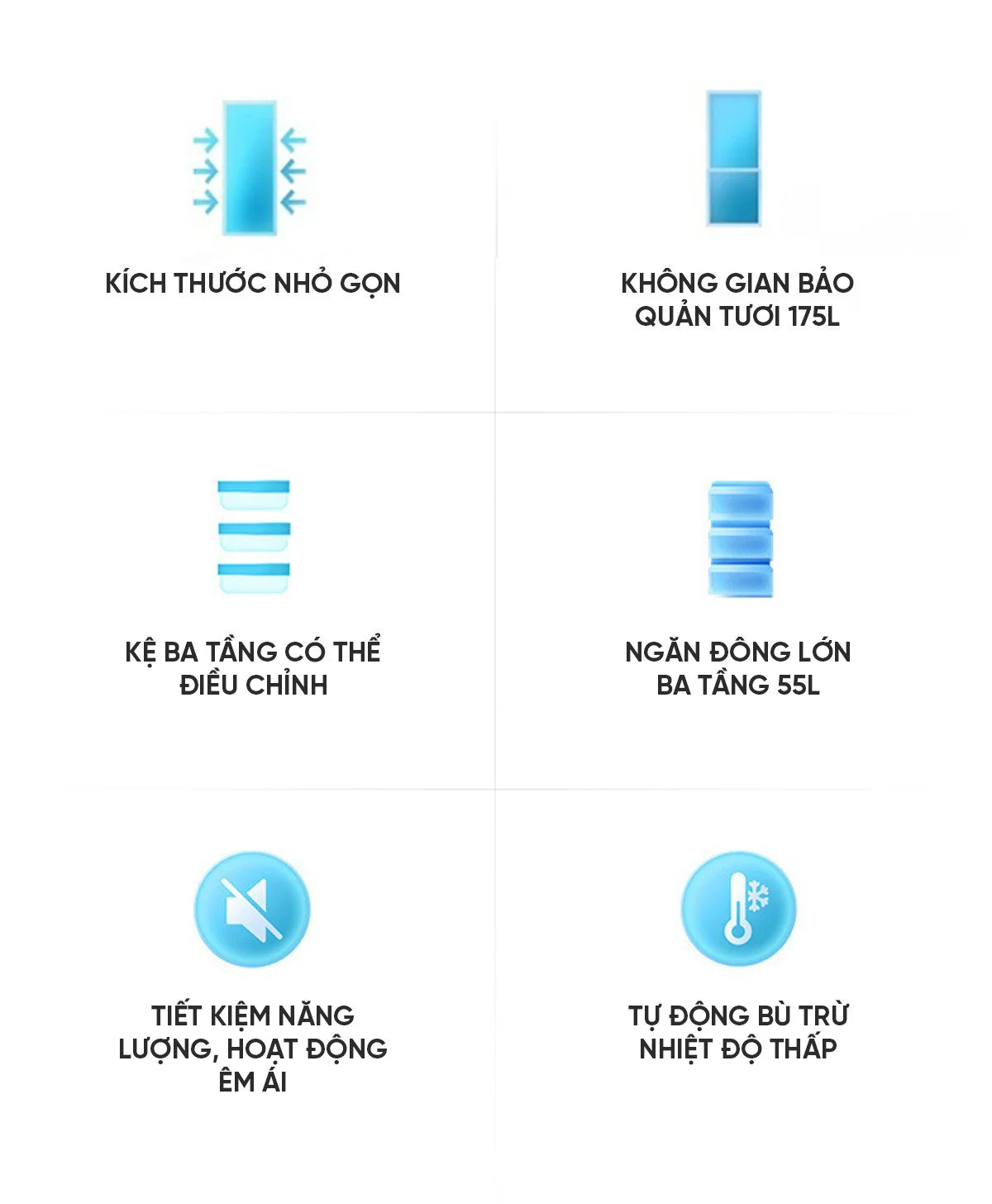 Thiết kế tủ lạnh Xiaomi Mijia 175L