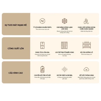 Khoang bảo quản của tủ lạnh Xiaomi Mijia 636L