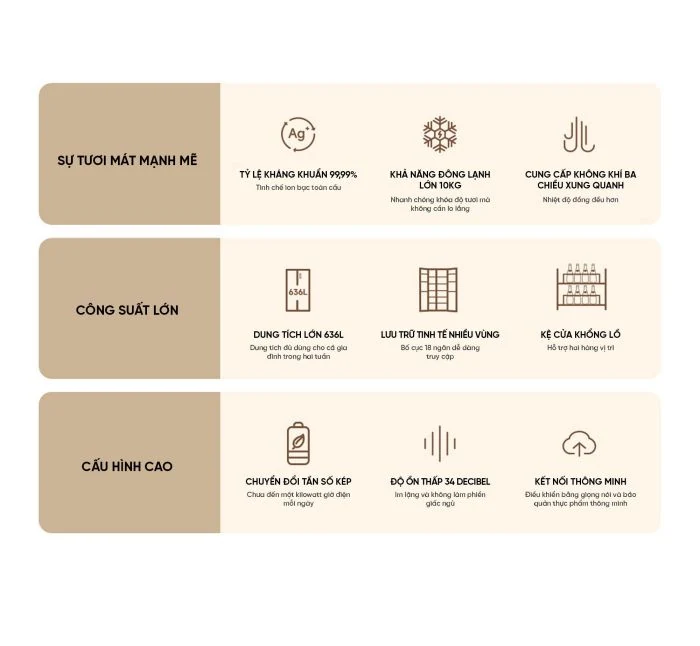 Tủ lạnh Xiaomi Mijia Side By Side 636L 2026 đen vân đá Tủ lạnh Xiaomi Mijia Side By Side 636L 2026 đen vân đá