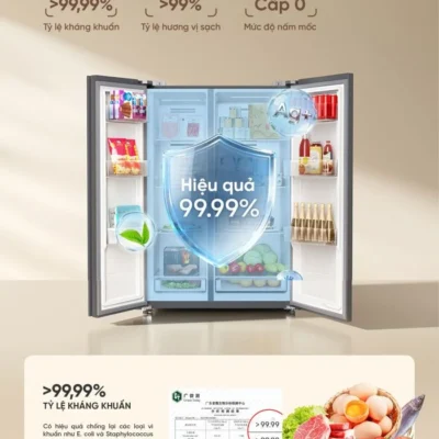 Tủ lạnh Xiaomi Mijia Side By Side 636L màu đen