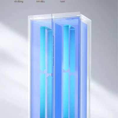 Thiết kế hai cửa của tủ lạnh Xiaomi Mijia 636L