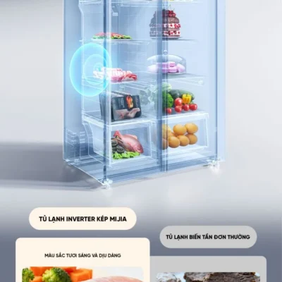 Tủ lạnh Xiaomi Mijia 636L tiện nghi cho gia đình