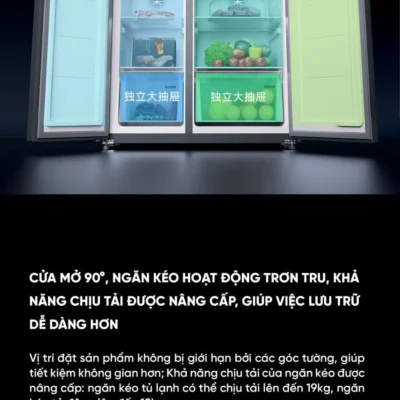Tủ lạnh Xiaomi Mijia Side By Side 636L 2026